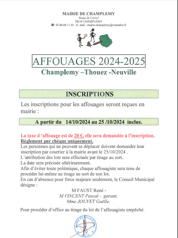 Affouages 2024